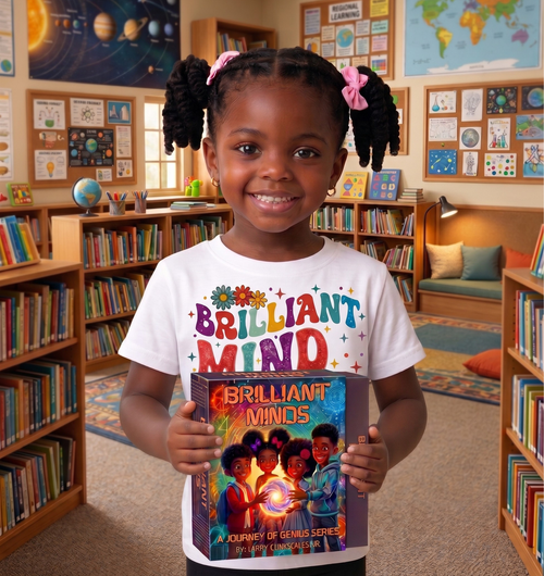 Book Set and Girls Flowers T-Shirt Bundle