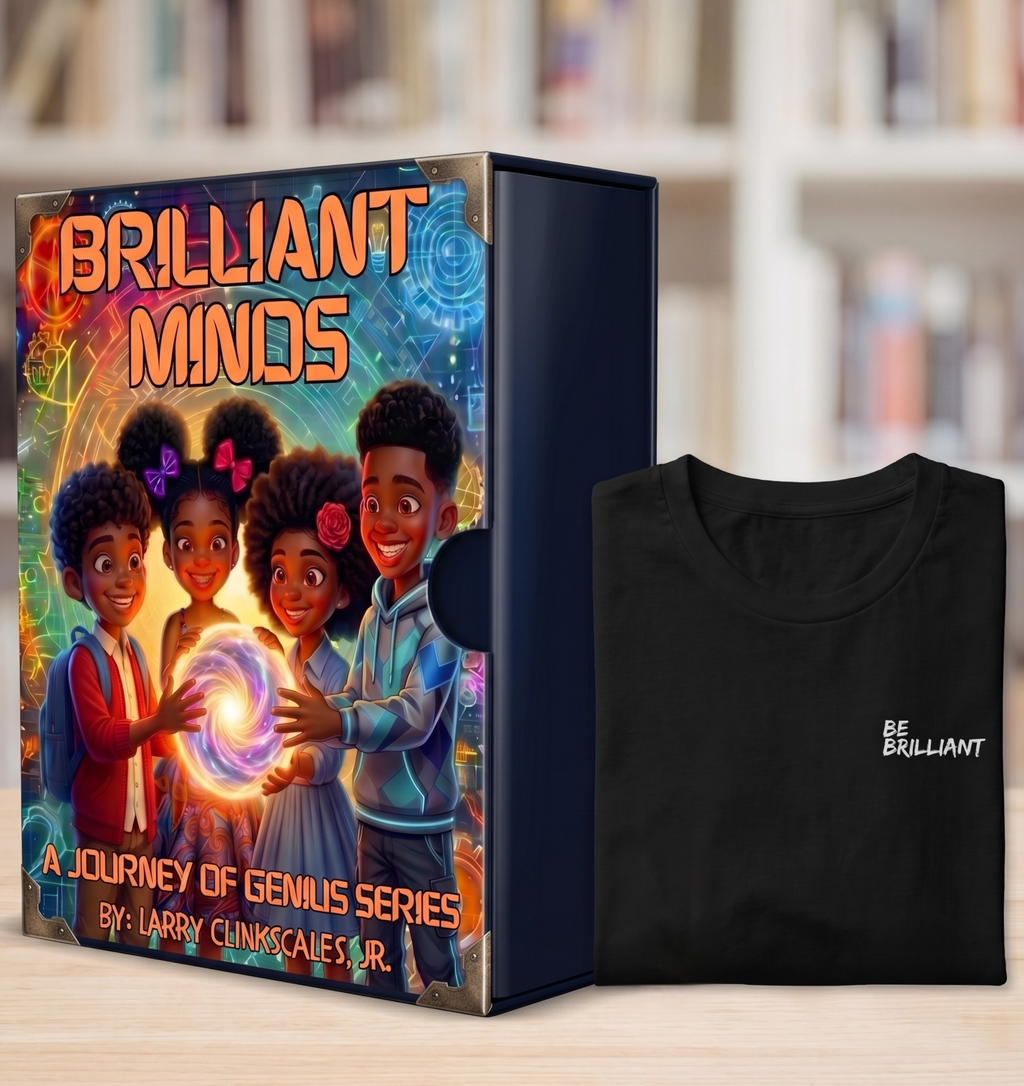 Book Set and Be Brilliant Shirt Bundle